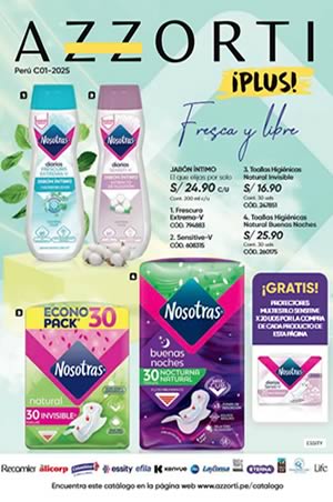 Catálogo AZZORTI Plus Campaña 1 2025 [PERÚ]